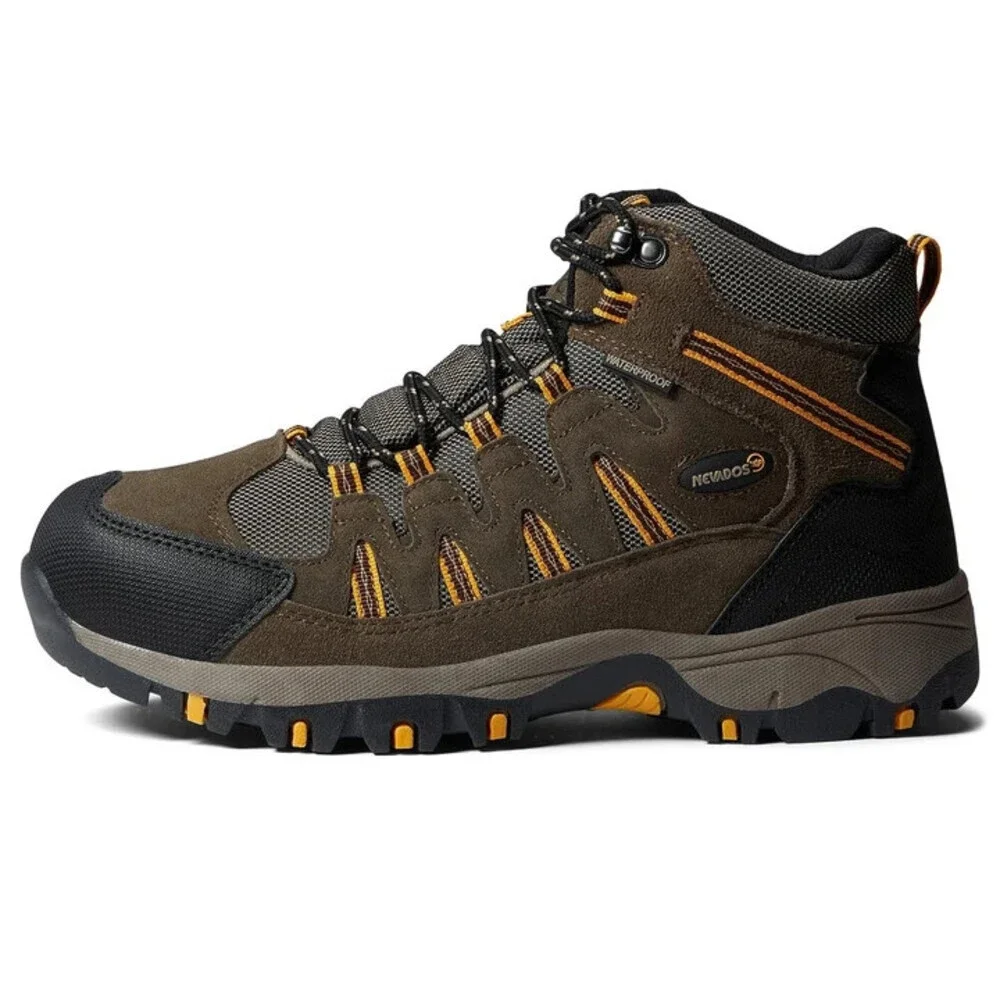 Nevados Moresco Mid Boots Men's US 9 Brown Leather Waterproof Hiking JOBB1767